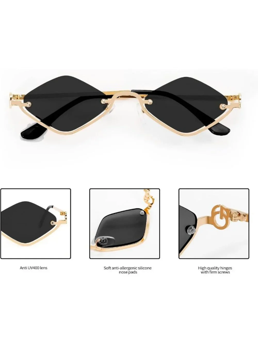 Retro Y2K Unisex Sunglasses - Trendy Vintage Style Eyewear for Fashion Lovers